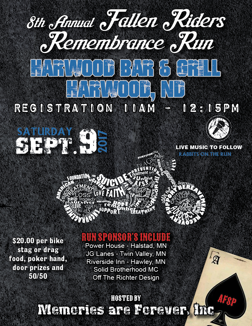 11th Annual Tour of Duty Motorcycle Run Poster Design